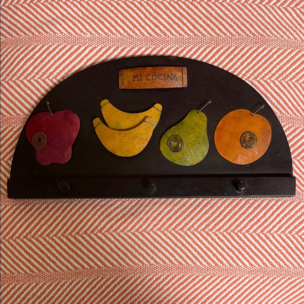 Fruit-Themed Wall Hooks for Kitchen
